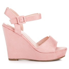 Primavera Sandaler i mocka rosa