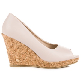 Kilpumpar Öppen tå VICES brun