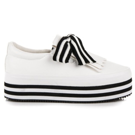 Fashionabla vices sneakers vit svart