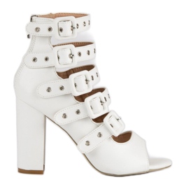 Vices Rocksandaler på skruvstolpen vit