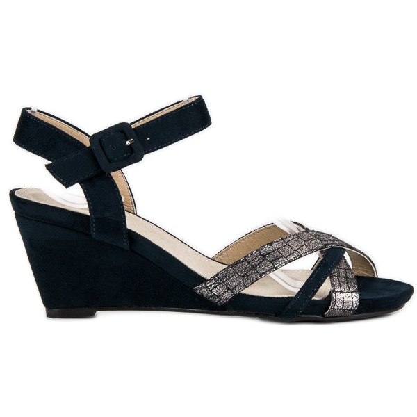 Evento Sandaler i mocka blå