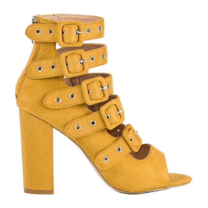 Vices Rocksandaler på skruvstolpen gul