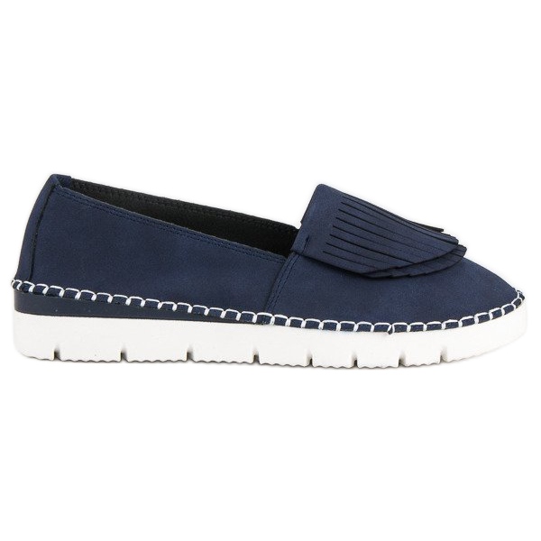 Vices Boho slip-on skor blå