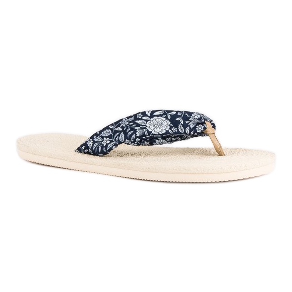 Ax Boxing Espadrillos flipflops vit marinblå