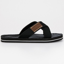 Ax Boxing Materiella tofflor för män svart