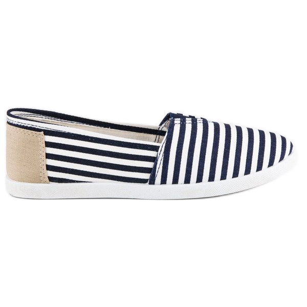 Material slipons mångfärgad