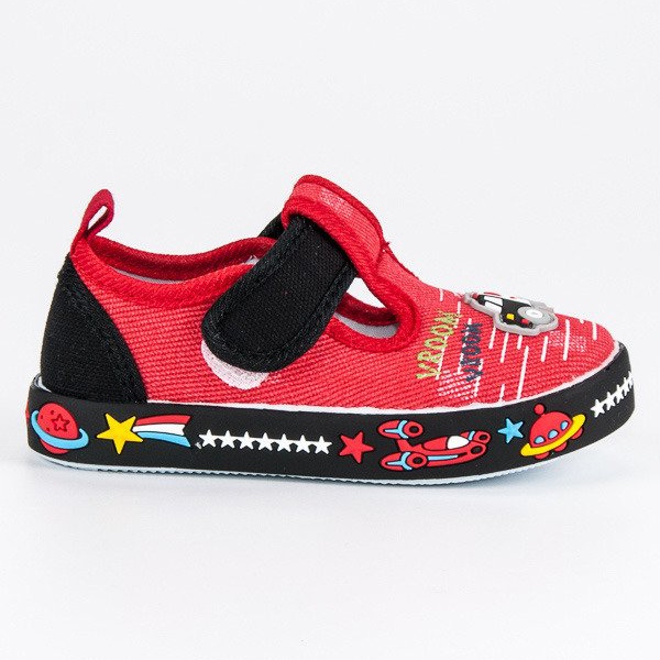 American Club Röda amerikanska sneakers