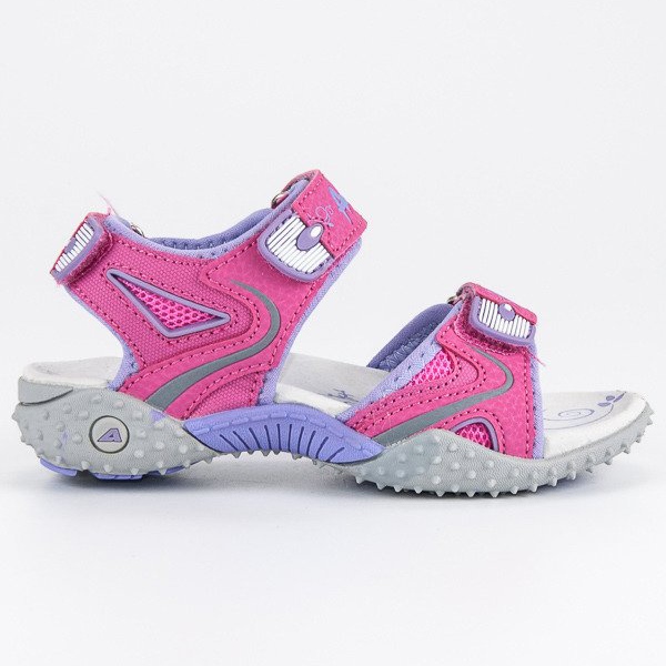 American Club Flickors amerikanska sandaler rosa