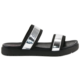 Kylie Spegeltofflor svart