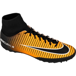 Nike MercurialX Victory Vi Df Tf M 903614-801 fotbollsskor mångfärgad gul