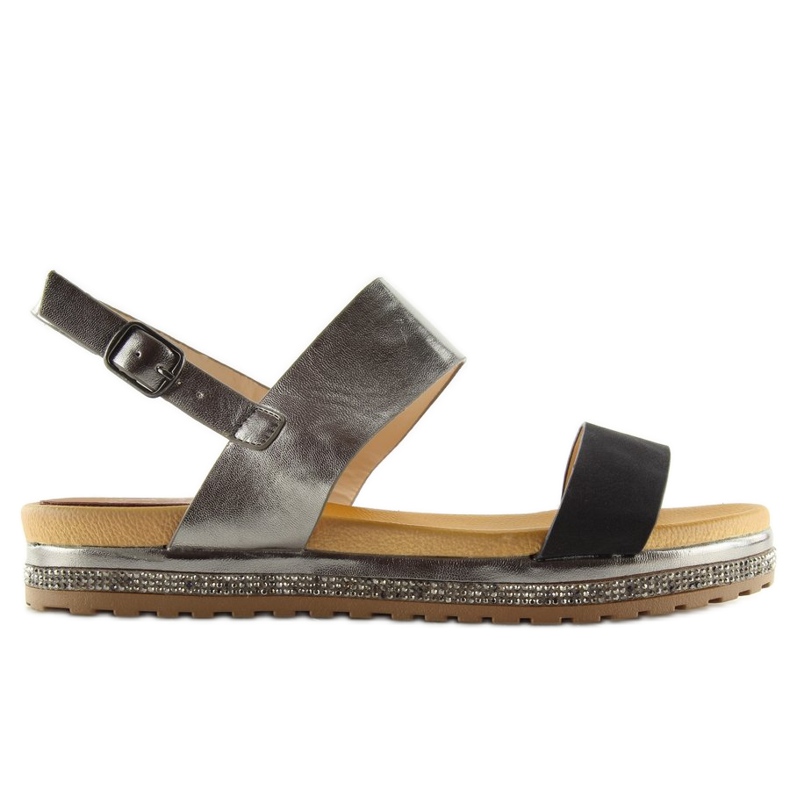 Svarta damsandaler SL88P Svart