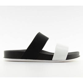 KM122 svarta silikonsvarta flip-flops