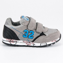 American Club Grå amerikanska sportskor