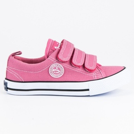 American Club Sport Sneakers American Velcro rosa