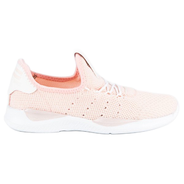 Slip-on sneakers i puder rosa