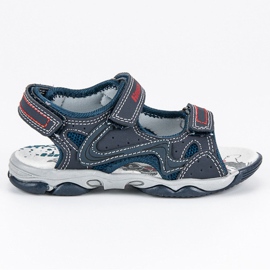 Hasby Navy Sandals For Boy blå