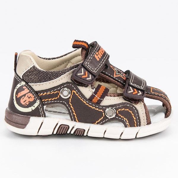 Hasby Inbyggda barnesandaler brun