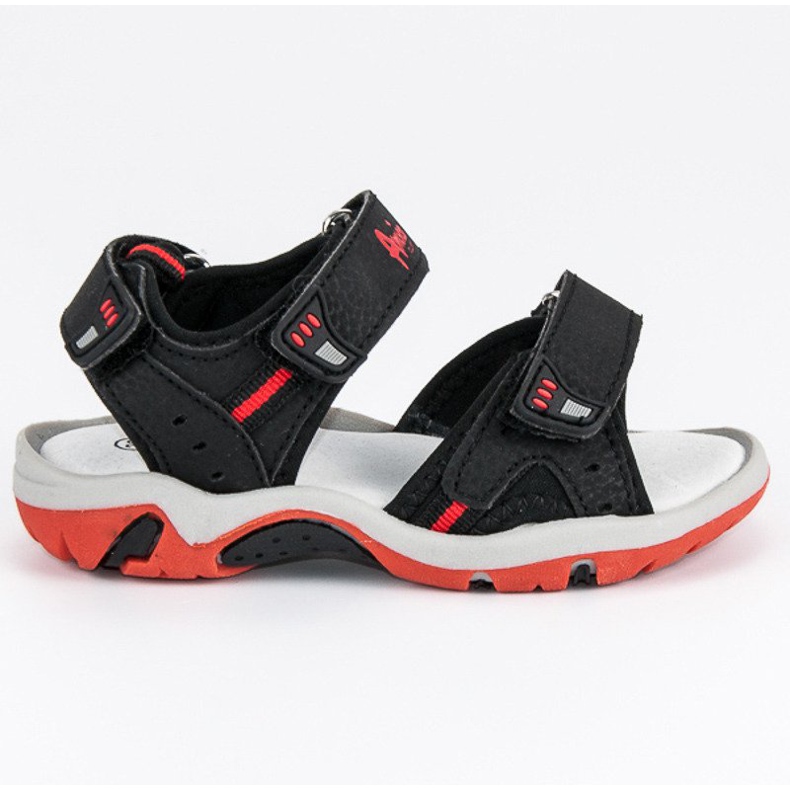 American Club Svarta amerikanska sandaler