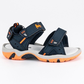 American Club Navy American Sandals blå