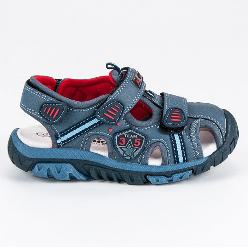 American Club Amerikanska pojkesandaler blå