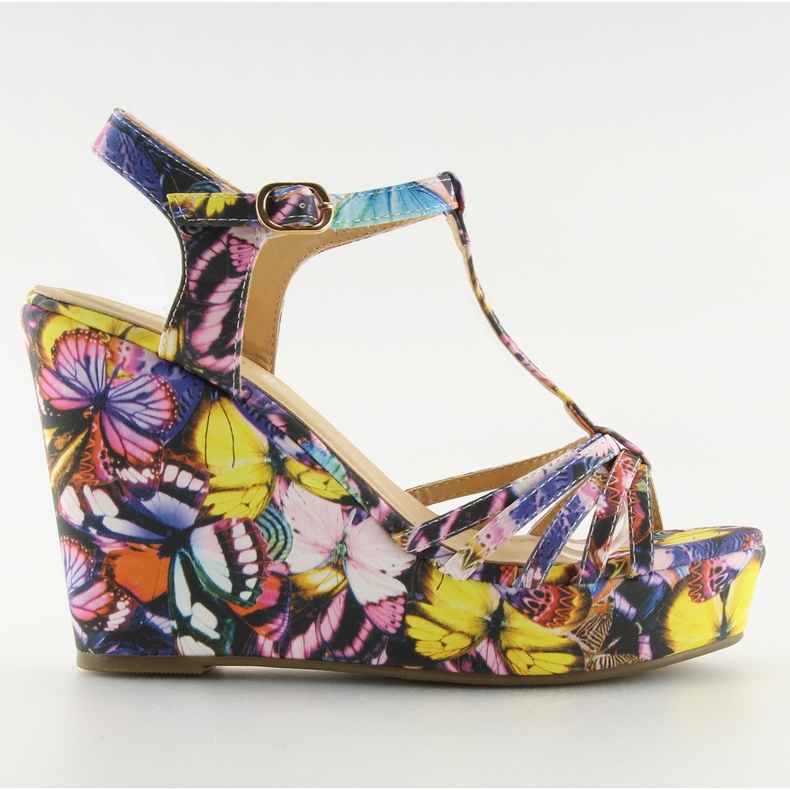 Sandaler på kilen YX-17 svart