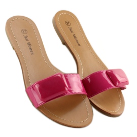 Tofflor med rem 8293-60 Fuchsia rosa