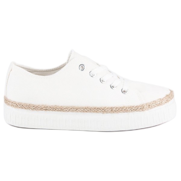 Kylie Snörskrapor på plattformen vit