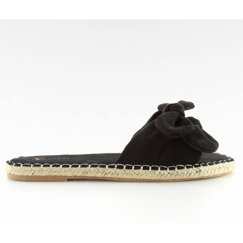 Svarta kvinnors svarta tofflor LL-119 Svart