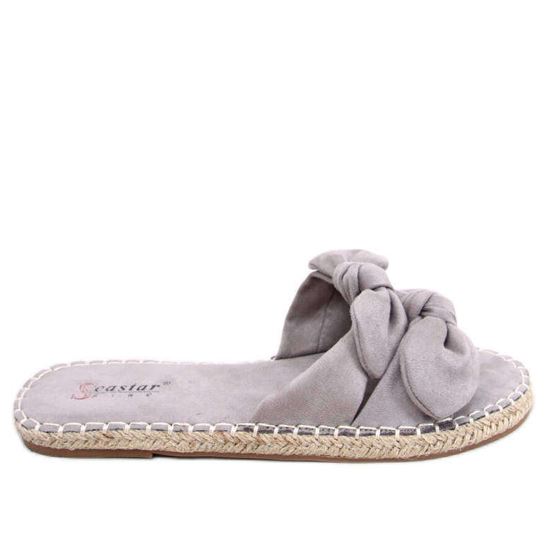 Grå dam grå tofflor LL-119 Grå