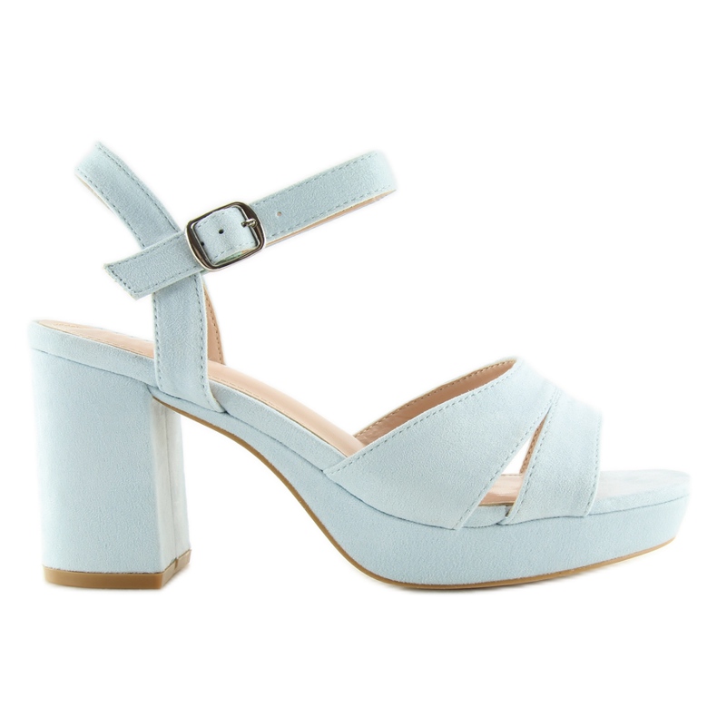 Blå sandaler på stolpen FLD-3K38-23