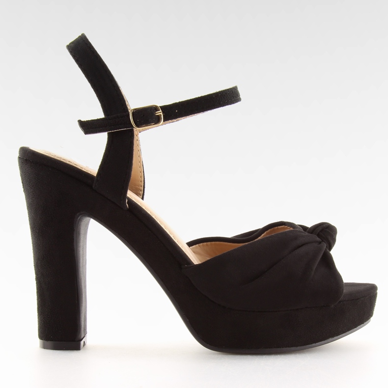 Sandaler på stolpen svart BJ1603-SD svart