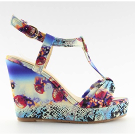 Satin kilasandaler 903 blå