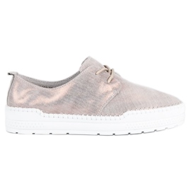 Filippo Knytna läderskor grå