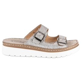 Filippo Gyllene skinntofflor