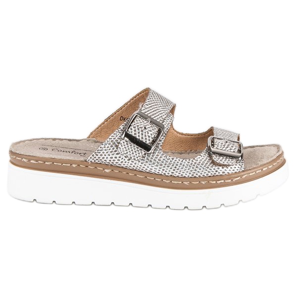 Filippo Gyllene skinntofflor