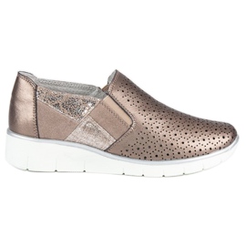 Filippo Gyllene Slip On-skor