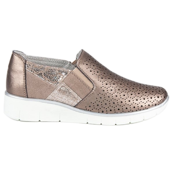 Filippo Gyllene Slip On-skor