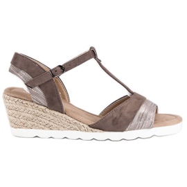 Evento Espadrilles On Wedge Sandals brun