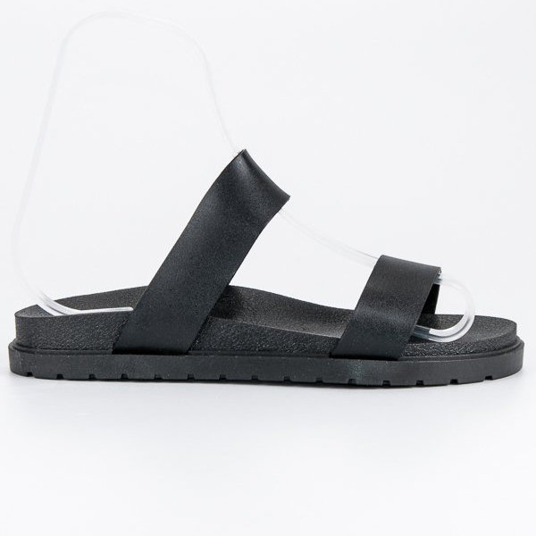 Svarta tofflor för damer