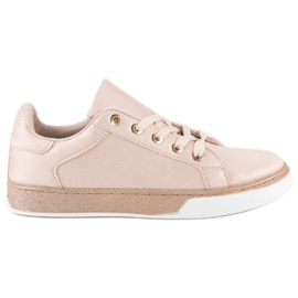 Rosa bundna sneakers