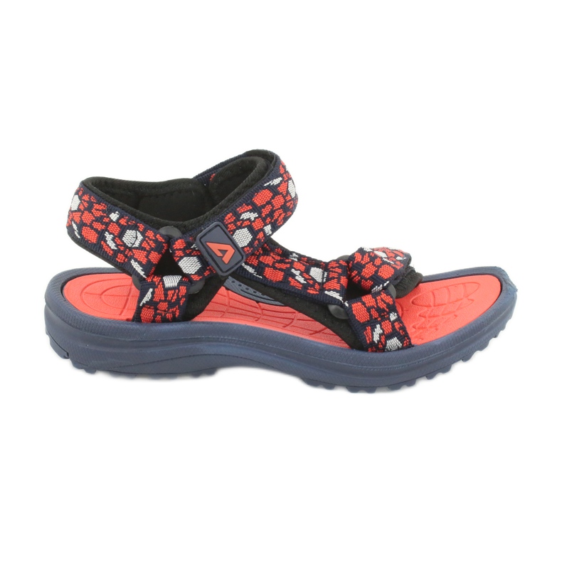 American Club sandaler 8122 skuminlägg marinblå orange