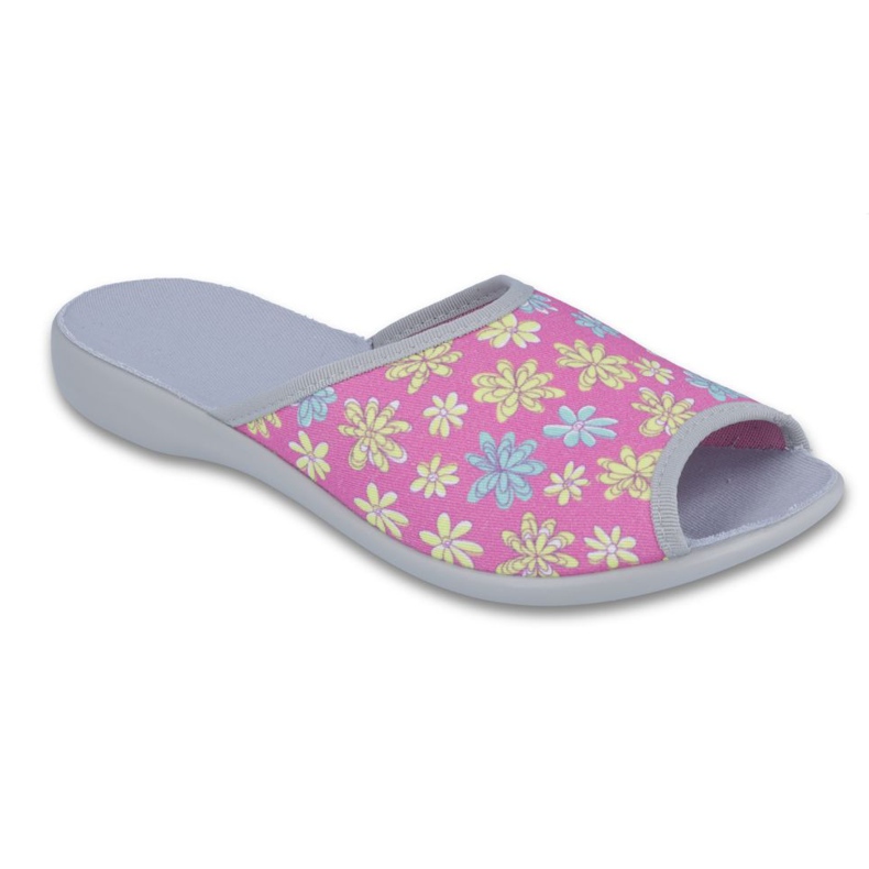 Befado damskor pu c 254D091 blå gul rosa