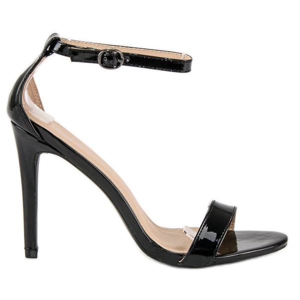 Vinceza Sandaler på hög klack svart