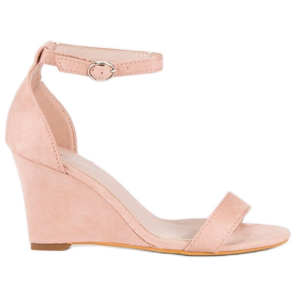 Sandaler i mocka rosa