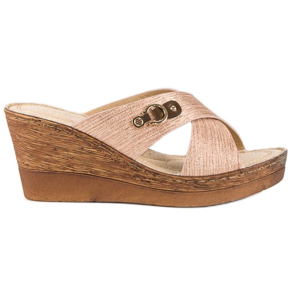 Rosa VINCEZA wedge tofflor