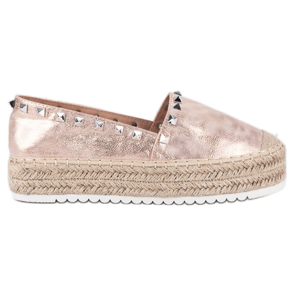 Forever Folie Espadriller på plattformen rosa