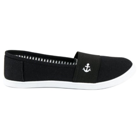 McKey Svarta slip-on sneakers