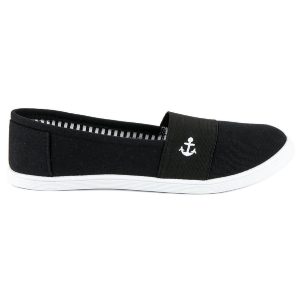 McKey Svarta slip-on sneakers