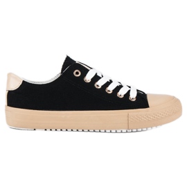 Seastar Knutna sneakers svart