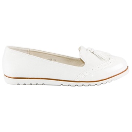 Super Me Vita Loafers Med Fransar